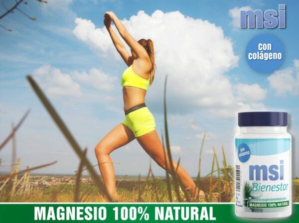 MSI Magnesi 100% Natural - con Colágeno